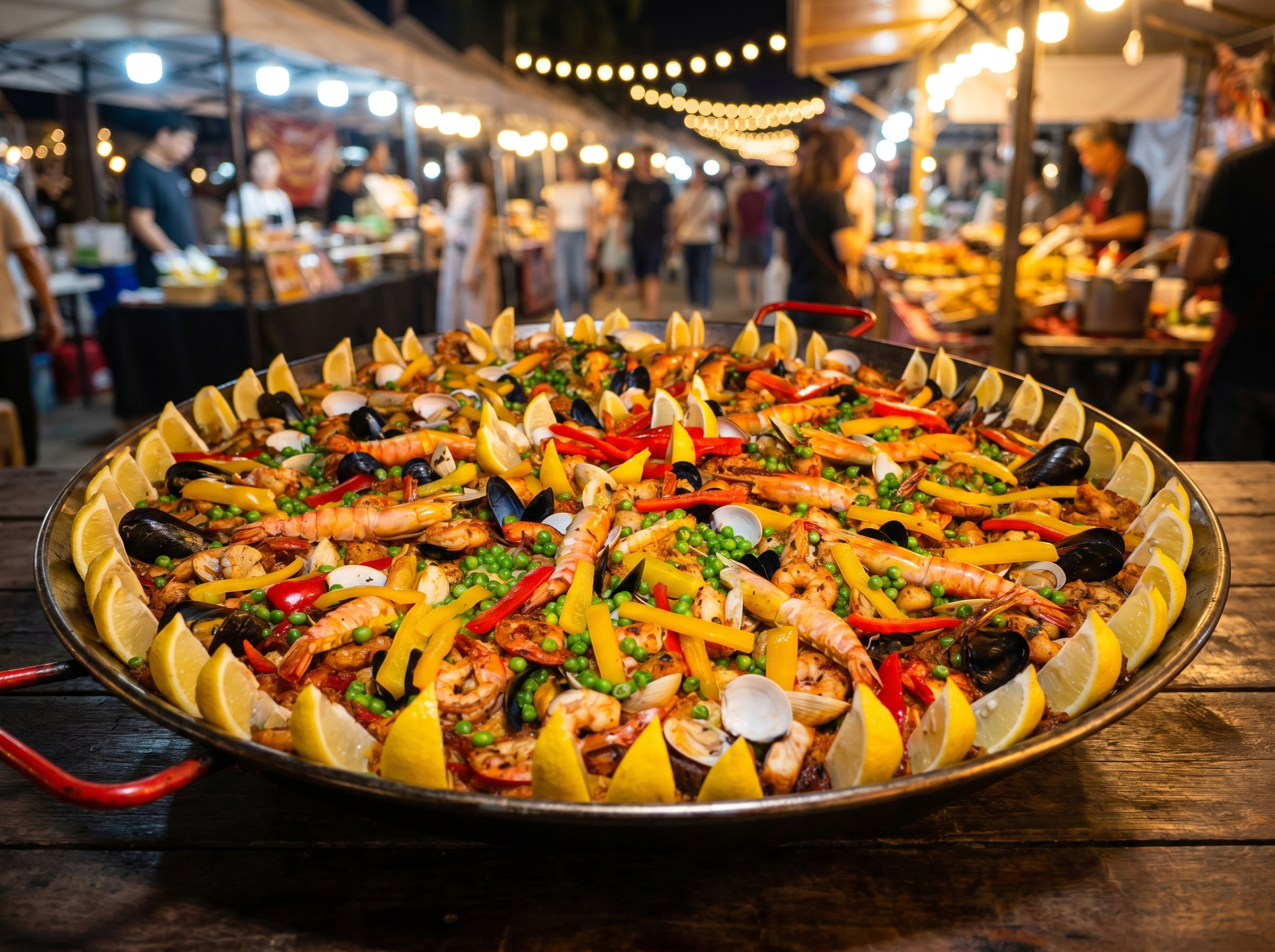 Paella fruit de mer (pour 2 personnes)