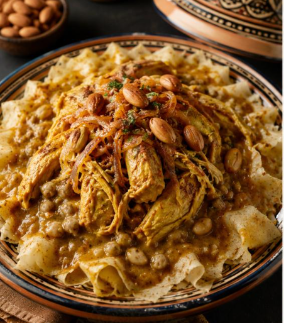 Rfissa au poulet Minimum de 4 personnes